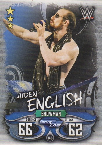 Tarjetas Topps WWE Slam Attax LIVE 2018 BASE SUPERSTAR #33 a #197 - Imagen 115 de 166