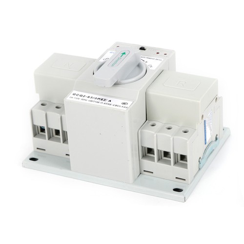 Interruttore Trasferimento Automatico Doppia Potenza Manuale 110V Interruttore Cambio Generatore 3P - Foto 9 di 11