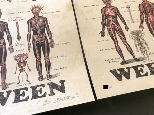 Emek WEEN Atlanta Transdermal Celebration Chart #/100 Gig Art Print Poster Set - Picture 6 of 13