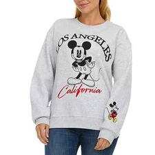 Mickey Mouse Women's Los Angeles California Sweatshirt Size L