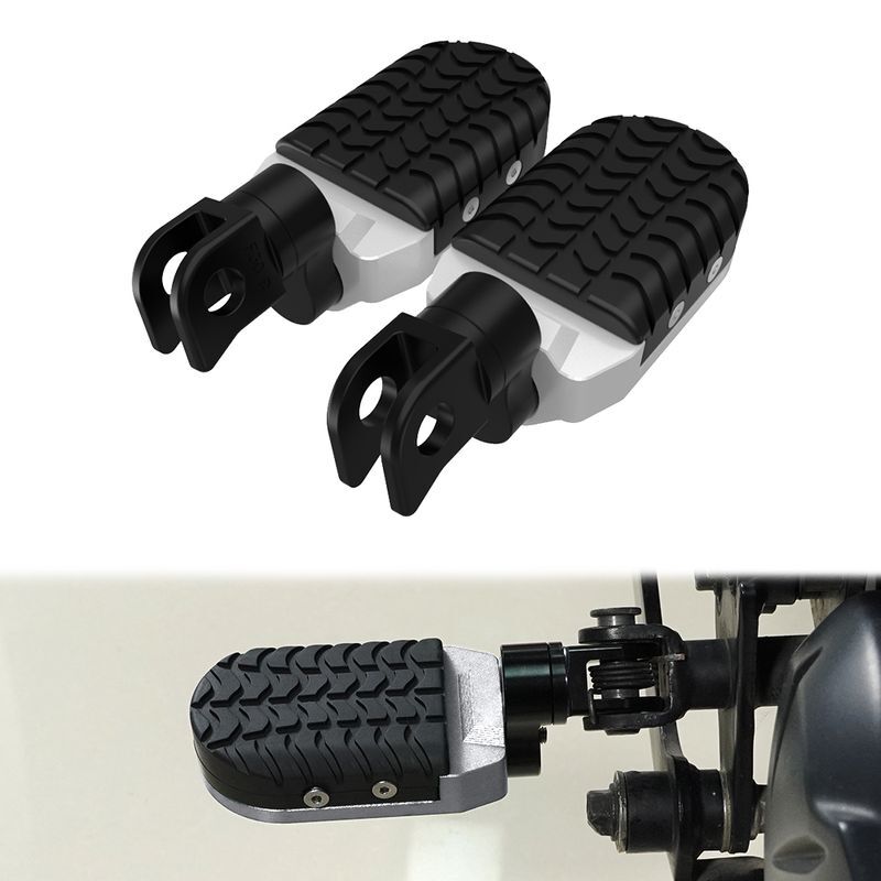 Rider Anti-slip Footrests Front Board U-shaped Pegs Fit For Suzuki