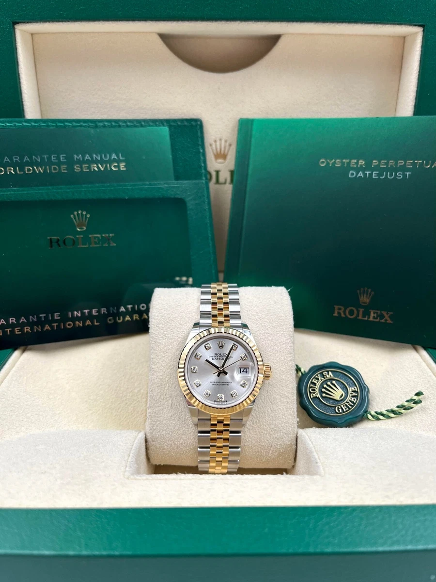 rolex datejust two tone 28mm