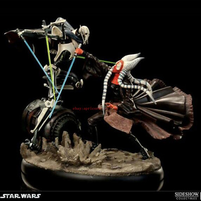 Sideshow General Grievous VS Shaak Ti Statue Collectible Figure Resin Model Gift