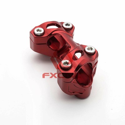 1PCS Motorcycle HandleBar Handle Fat Bar Mount Clamp Riser Universal 1-1/8'' 28mm