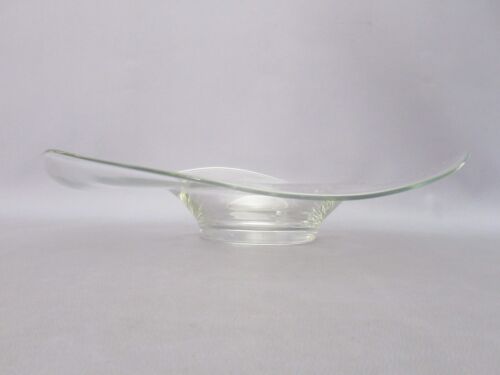 Centros de Mesa Vidrio Murano Ondulado Transparente Modernismo Ornamento Años 80 - Imagen 4 de 15