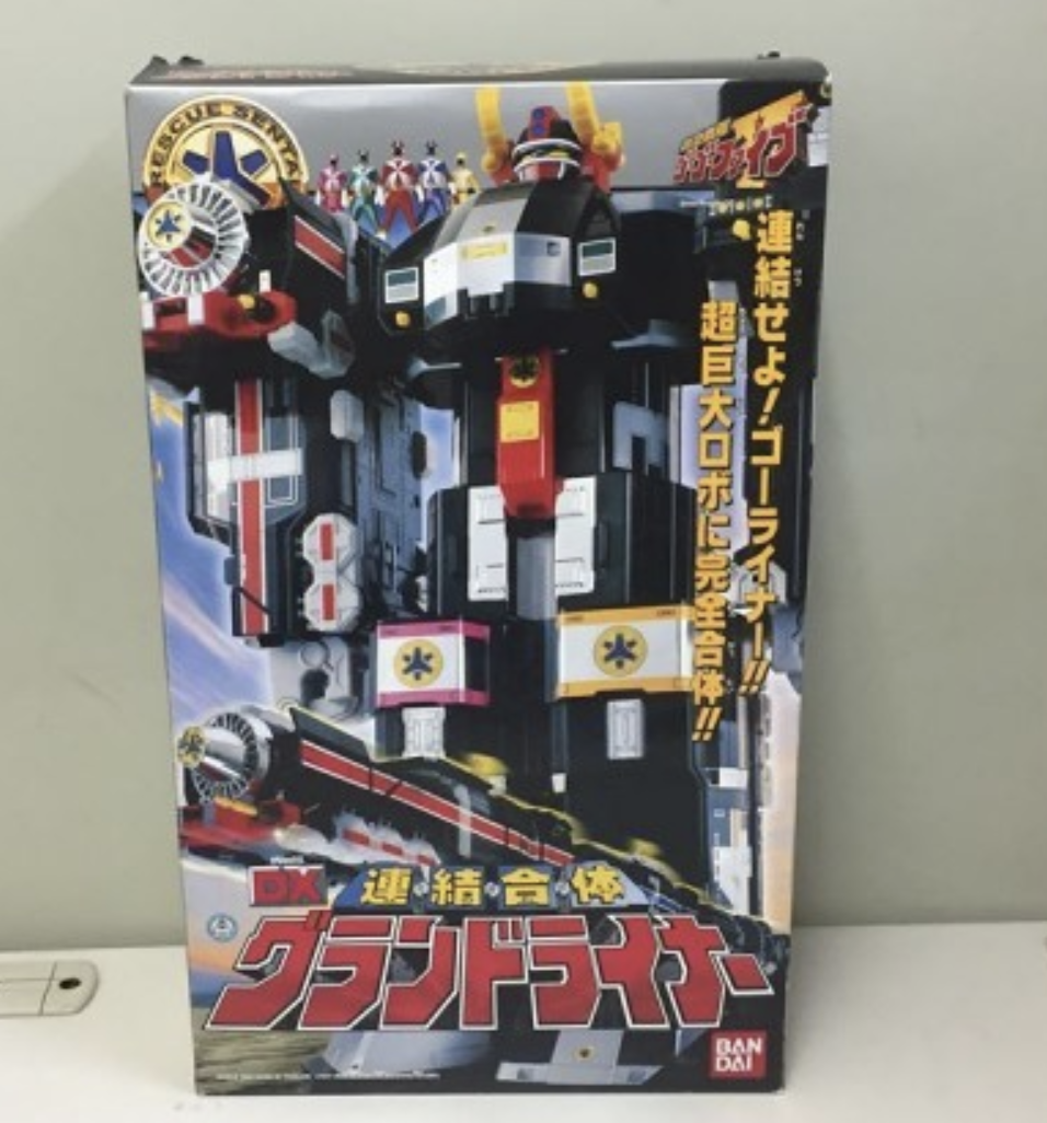 Grand Liner Power Rangers GOGO FIVE Deluxe Supertrain MEGAZORD