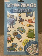 Ooly Tattoo Palooza Space Explorers Temporary Tattoos