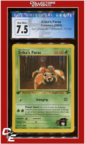 Erika's Paras (1st Edition) graded CGC 7.5 for sale on eBay