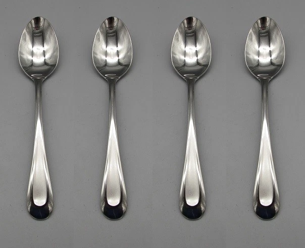 Oneida 18/8 Stainless SATIN SAND DUNE Teaspoons Set of FOUR - NEW Flatware