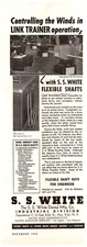 1942 Flexible Shafts S. S. White Dental Mfg. Co. Vintage WW2 Print Ad