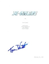 Tom DeSanto Signed Autographed X-MEN Movie Script Film Producer COA 