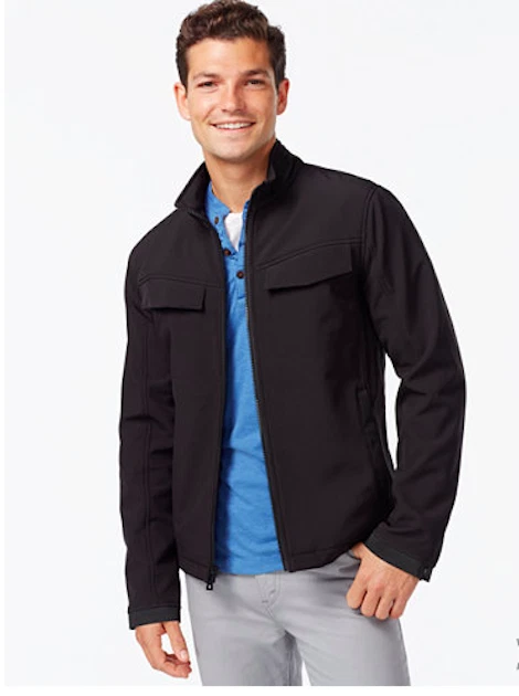 INC International Concepts Men's Soft Shell Zip-Front Jacket XXL, MSRP $195.00