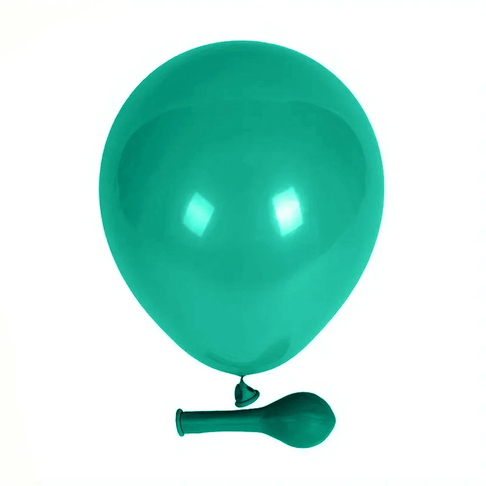 Plain Red White & Green Latex Balloons for Christmas Xmas Birthday Party Decor