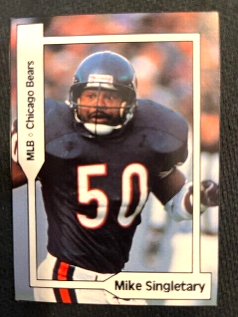 バ*ル様 SPORTS HEROES 1/1NFL mike singletar 2024 Leaf Metal Sports Heroes 1/1 Mike Singletary #BA-MS2
