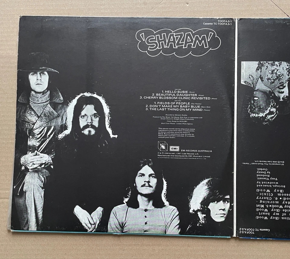 The MOVE Shazam / Move AUSTRALIA Promo 2 x LP CUBE Records TOOFA.5 (197?) VG/EX - Photo 4/4