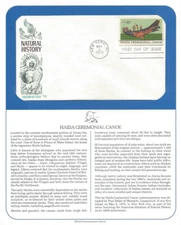 Haida Ceremonial Canoe USPS 6 Cent Postage Stamp First Day of Issue 5/6/1970