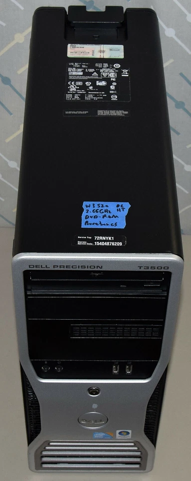 Estación de trabajo de escritorio Barebones Dell Precision T3500 Xeon W3520 2,66 GHz cuatro núcleos Foto 2 de 4