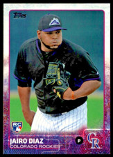 2015 TOPPS #668 JAIRO DIAZ ROOKIE CARD COLORADO ROCKIES/RC