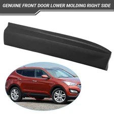 Front Door Lower Molding Right Passenger Side Fit For 2013-2018 Hyundai Santa Fe