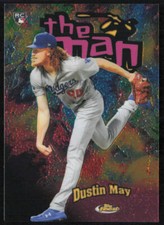 Dustin May 2020 Finest 1998 Finest The Man #FTM-4 Los Angeles Dodgers