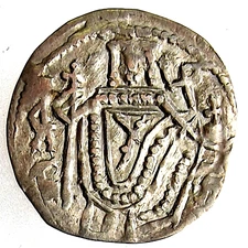 RARE TYPE IVAN ALEXANDER-ALONE 1331-1371  AR GROSSO/ II EMISS-TARNOVO/0.90g/20mm