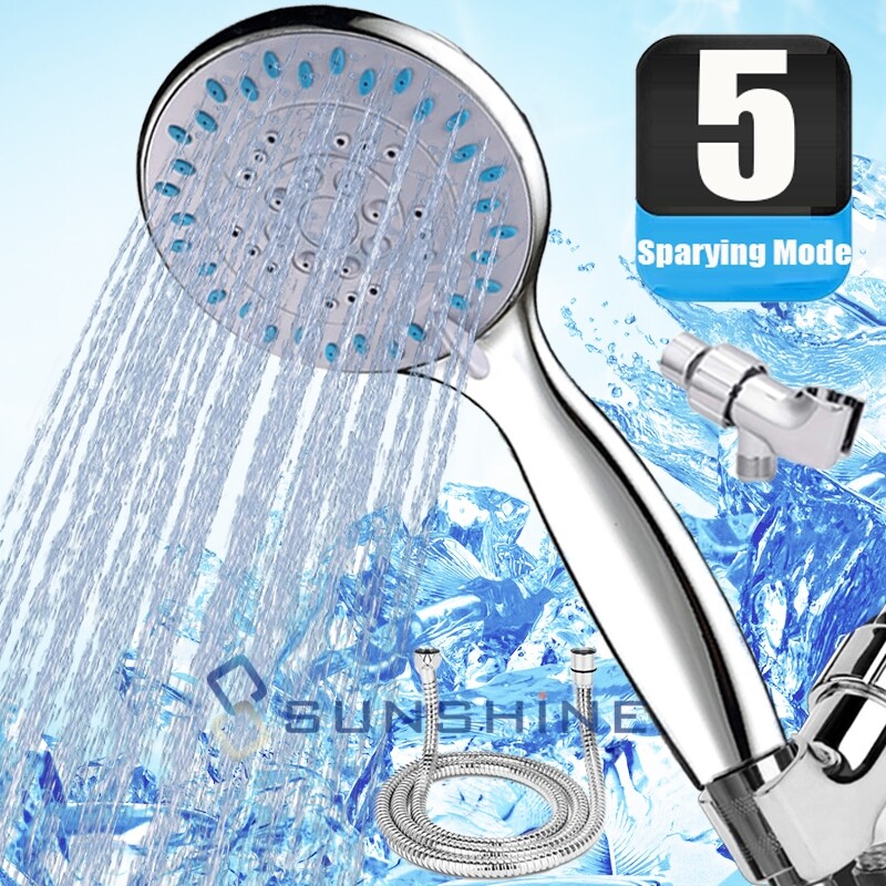 Duschkopf & Wasserhahn-Set In Gebürstetem Nickel – 15,2 Cm Regenbrause Mit Wandarm