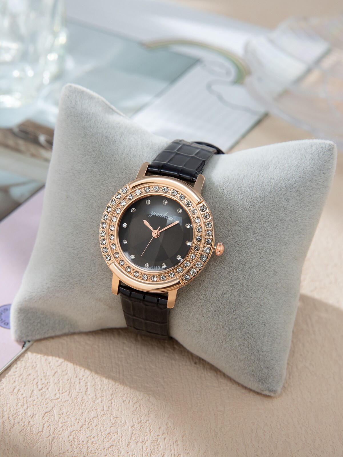 Women's Watches Ladies Wrist Watch Leather Strap Steel Quartz Analogue