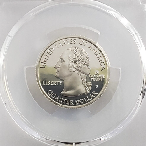 2003-S State Label - Silver Quarter - Illinois - PCGS PR69DCAM - Nice! 4982 - Picture 5 of 6