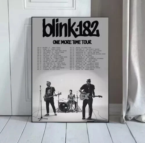 B182 One More Time Tour 2024 Poster