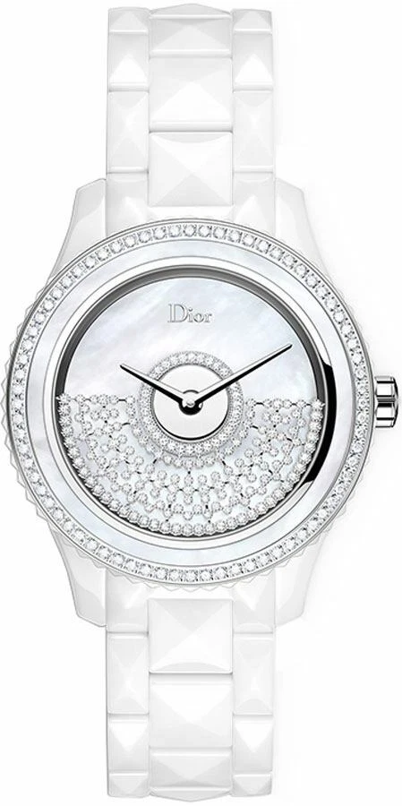 Montre de luxe automatique pour femme Christian Dior VIII Grand cadran blanc MOP diamant