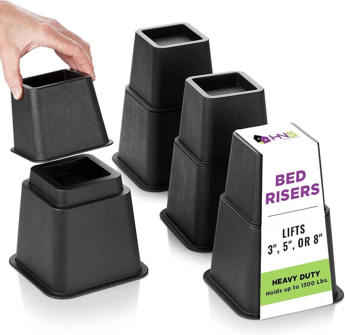 Bed Risers Adjustable