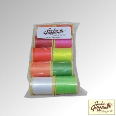 Faden Spinnennetz Superglo 6/0 Mix Pack 10 Spulen Gordon Griffiths