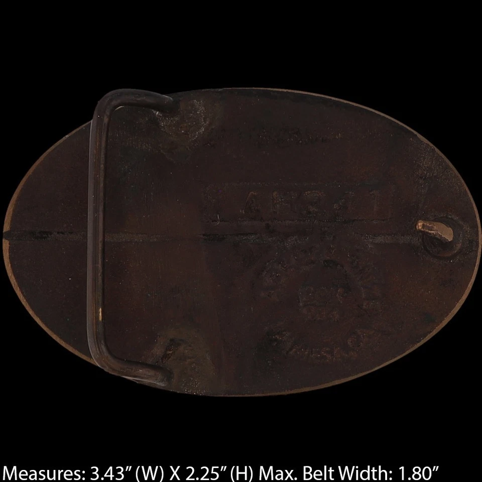 Bronze San Diego Chargers Afc Championship Football Nfl 70s Vintage Belt Buckle - Image 4 of 4