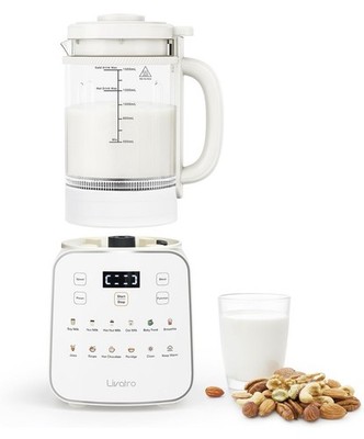 Nut Milk Maker Machine: 12-in-1 Automatic Soy Milk Maker