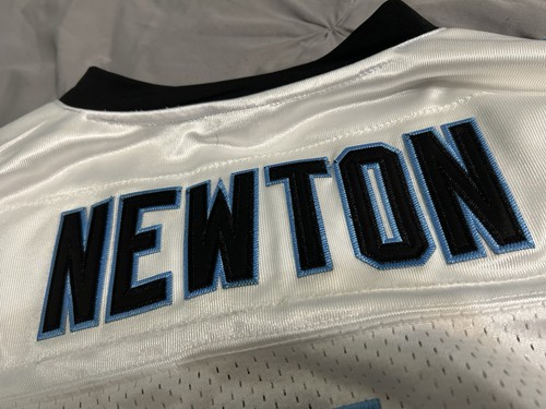 Cam Newton Carolina Panthers White Reebok Jersey Mens Size 54 STITCHED - Picture 10 of 10