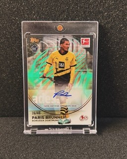 Paris Brunner Rookie Autograph /40 Topps 60 Years Bundesliga Celebration