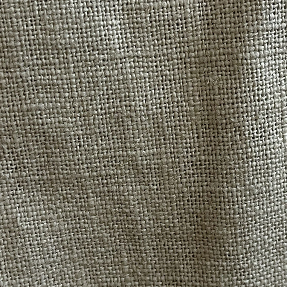 Juego de 2 fundas de almohada IKEA Ursula grandes Euro Sham Ramie 26 X 26 beige con lazos Foto 3 de 4