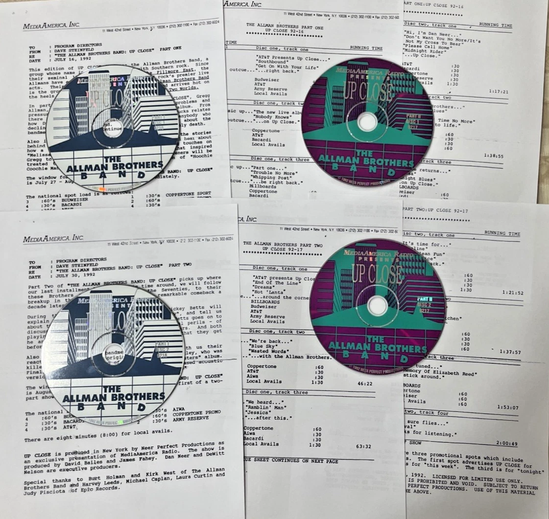 The Allman Brothers Band Limited Edition Music CDs for sale | eBay