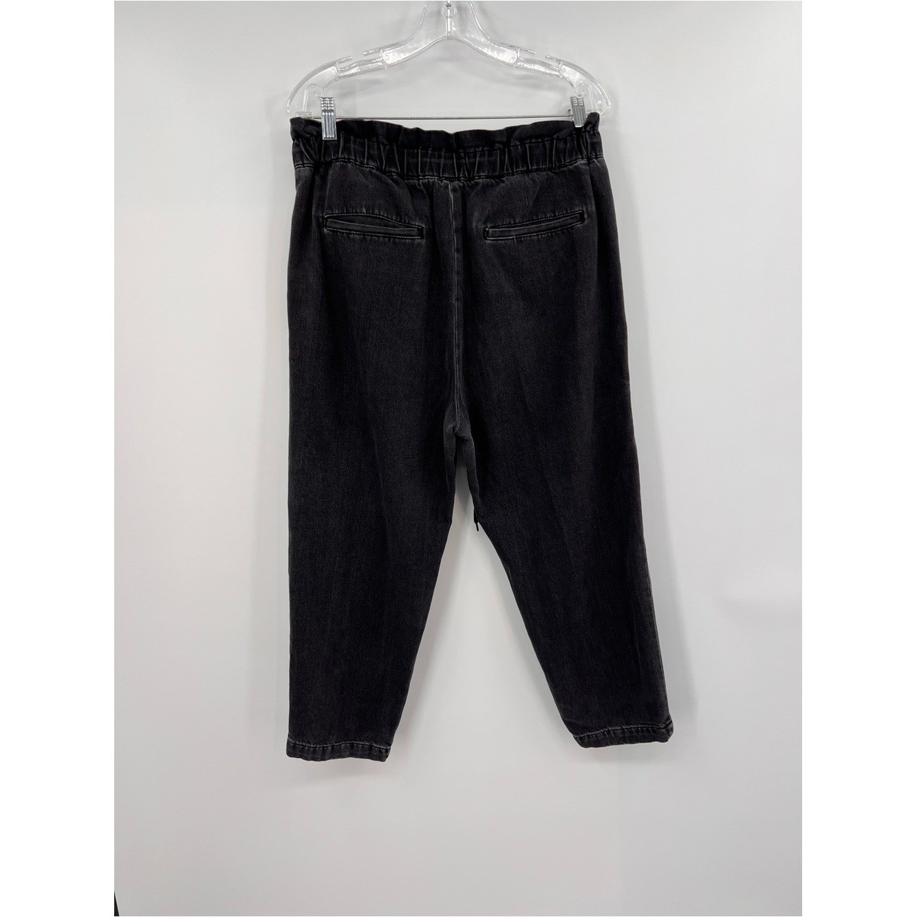Pistola Cam Paper Bag Waist Cropped Jeans Black Size Large P6513MBF-SEM ...