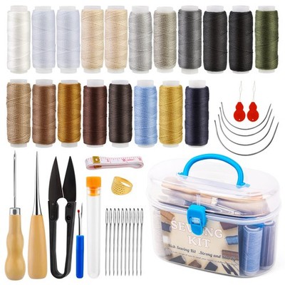 Upholstery Repair Sewing Kit Heavy Duty Leather Sewing Kit for Car Seat Backpack
