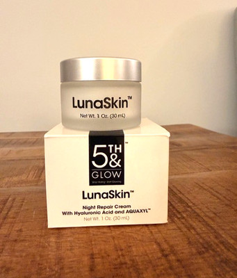 5th & Glow LunaSkin Night Repair Cream! NEW! 1 oz.