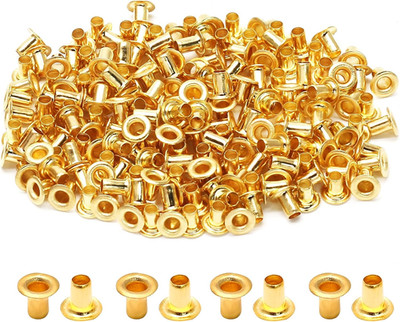2MM Tiny Grommets Eyelets 200 Pcs, Self Backing Eyelets for Bead Cores, Clothes,