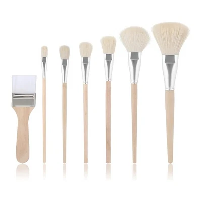 Mopp-Pinsel für Acrylmalerei, 7-Teiliges Künstlerpinsel-Set mit Holzgriff, 8304 - Bild 1 von 4