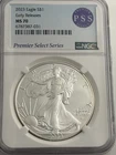 2023 American Silver Eagle Early Releases NGC MS70 Premier Series, Coin Shown