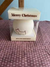 Radley Christmas Bauble Tree Decoration Cream New In Box Limited Edition