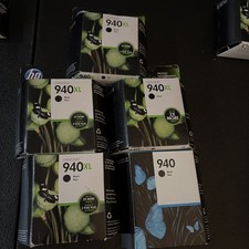 Genuine HP 940XL Ink Cartridge 5-Pack for Officejet pro 8000 8500 Black
