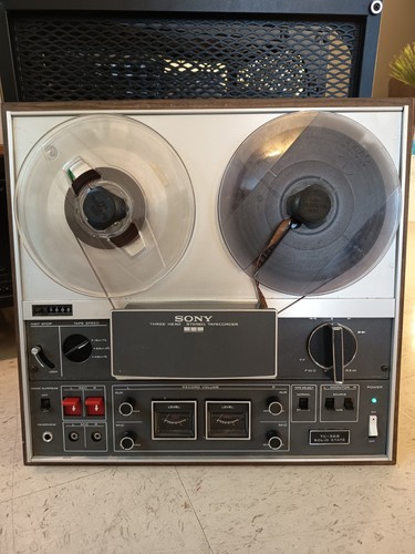 Vtg Sony TC-366 Reel to Reel Tape Recorder UNTESTED Powers On AS IS for