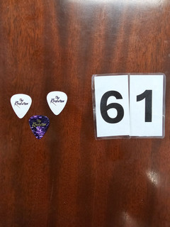 3 Prince/The Revolution Guitar Picks used at Paisley Park
