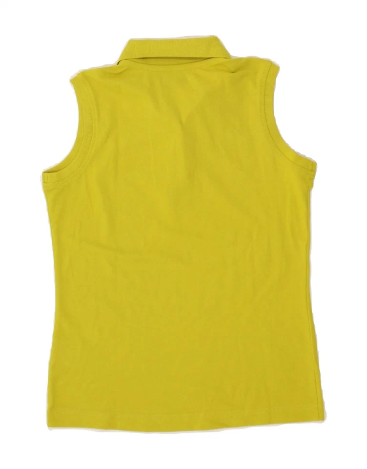 KAPPA Womens Sleeveless Polo Shirt UK 10 Small Green Cotton AT04 Foto 2 de 3