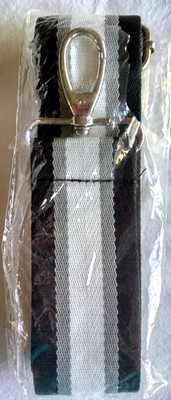 Canvas Bag Adjustible Starp Replacement Black & Gray
